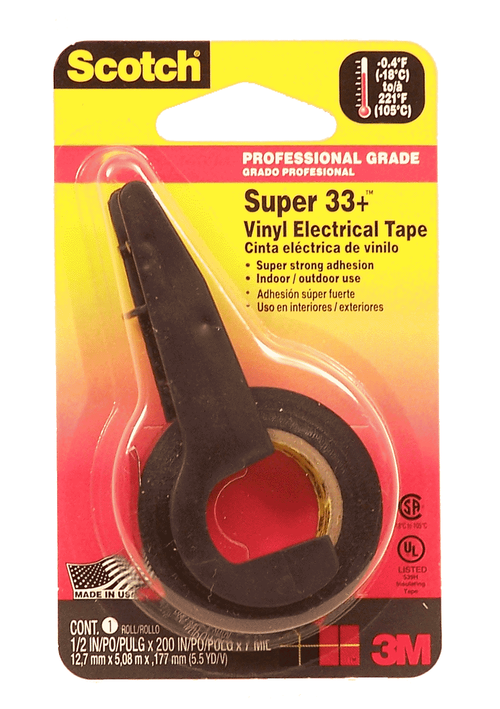 Scotch Super 33+ vinyl electrical tape Full-Size Picture